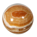 Calciet (oranje) bol 70 mm | 426 gram Calciet (oranje) bol 70 mm | 426 gram