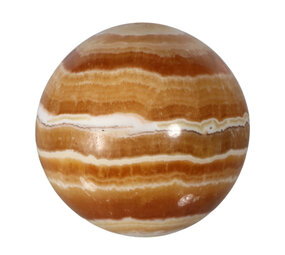 Calciet (oranje) bol 72 mm | 583 gram Calciet (oranje) bol 72 mm | 583 gram