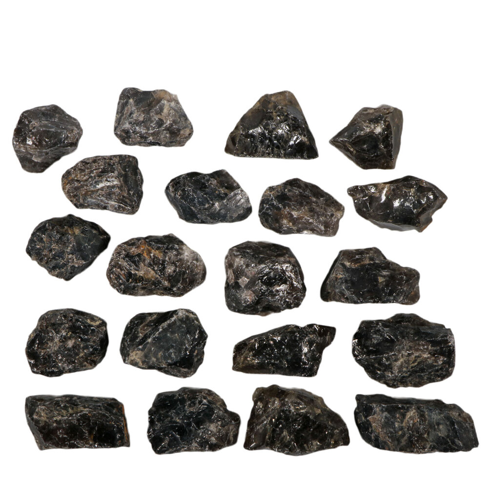 Rookkwarts (Morion) ruw 50 - 100 gram Rookkwarts (Morion) ruw 50 - 100 gram
