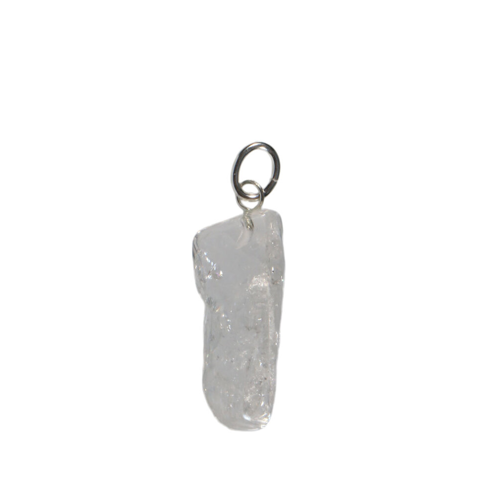 Azeztuliet (Satyaloka) hanger met zilveren oogje Azeztuliet (Satyaloka) hanger met zilveren oogje