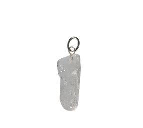 Azeztuliet (Satyaloka) hanger met zilveren oogje Azeztuliet (Satyaloka) hanger met zilveren oogje