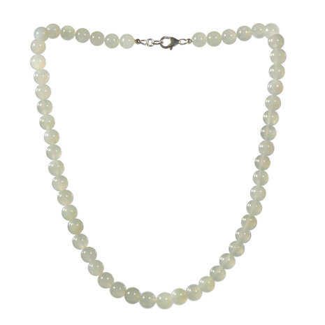 New jade (serpentijn) ketting 8 mm kralen New jade (serpentijn) ketting 8 mm kralen