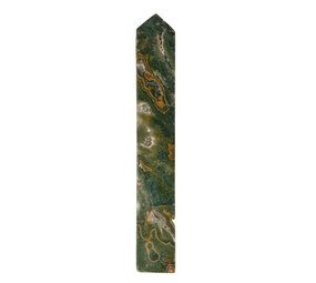 Jaspis (oceaan) A-kwaliteit obelisk 26,5 x 4 x 2,5 cm | 679 gram Jaspis (oceaan) A-kwaliteit obelisk 26,5 x 4 x 2,5 cm | 679 gram