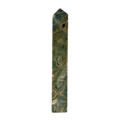 Jaspis (oceaan) A-kwaliteit obelisk 26,5 x 4 x 2,5 cm | 679 gram Jaspis (oceaan) A-kwaliteit obelisk 26,5 x 4 x 2,5 cm | 679 gram