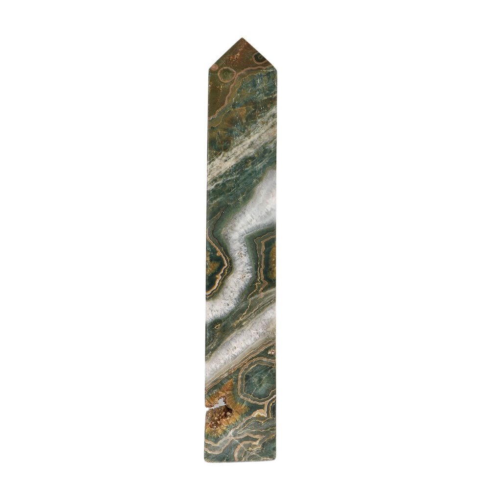 Jaspis (oceaan) A-kwaliteit obelisk 24,5 x 4 x 3 cm | 735 gram Jaspis (oceaan) A-kwaliteit obelisk 24,5 x 4 x 3 cm | 735 gram