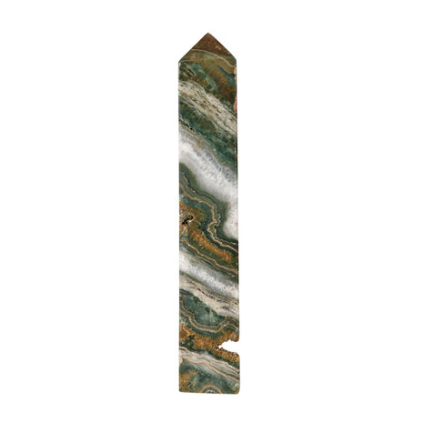 Jaspis (oceaan) A-kwaliteit obelisk 24,5 x 4 x 3 cm | 735 gram Jaspis (oceaan) A-kwaliteit obelisk 24,5 x 4 x 3 cm | 735 gram