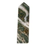 Jaspis (oceaan) A-kwaliteit obelisk 22,5 x 6,5 x 3 cm | 971 gram