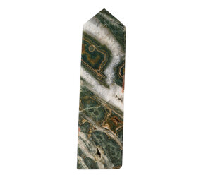 Jaspis (oceaan) A-kwaliteit obelisk 22,5 x 6,5 x 3 cm | 971 gram Jaspis (oceaan) A-kwaliteit obelisk 22,5 x 6,5 x 3 cm | 971 gram