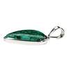 Zilveren hanger malachiet | druppel 2,6 x 3 cm Zilveren hanger malachiet | druppel 2,6 x 3 cm