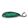 Zilveren hanger malachiet | druppel 3,2 x 2,9 cm Zilveren hanger malachiet | druppel 3,2 x 2,9 cm