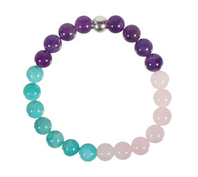Armband verlies & rouw 20 cm | 8 mm kralen Armband verlies & rouw 20 cm | 8 mm kralen