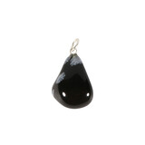 Obsidiaan (sneeuwvlok) hanger met zilveren oogje Obsidiaan (sneeuwvlok) hanger met zilveren oogje