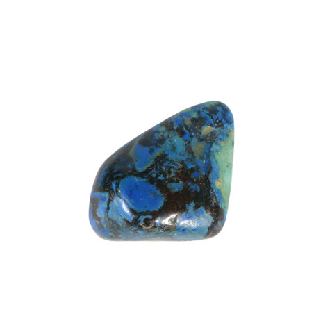 Azuriet-malachiet steen getrommeld 10 - 20 gram Azuriet-malachiet steen getrommeld 10 - 20 gram