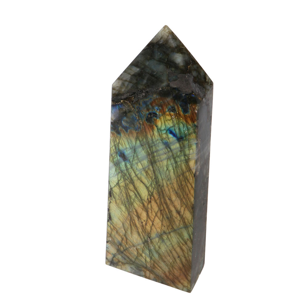 Labradoriet obelisk A-kwaliteit 24 x 8 x 4 cm | 1520 gram Labradoriet obelisk A-kwaliteit 24 x 8 x 4 cm | 1520 gram