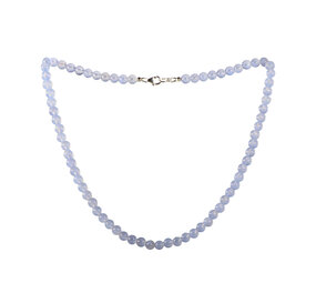 Chalcedoon ketting 6 mm kralen Chalcedoon ketting 6 mm kralen