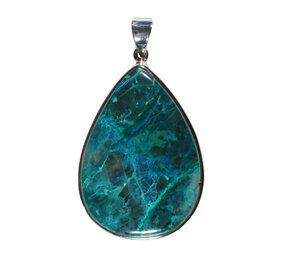 Zilveren hanger quantum quattro | druppel 4,4 x 3,1 cm Zilveren hanger quantum quattro | druppel 4,4 x 3,1 cm