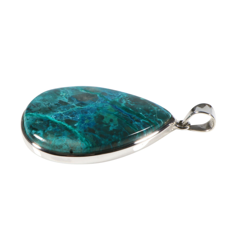 Zilveren hanger quantum quattro | druppel 4,4 x 3,1 cm Zilveren hanger quantum quattro | druppel 4,4 x 3,1 cm