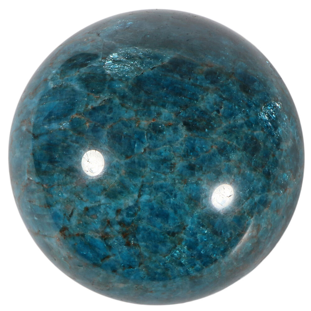 Apatiet A-kwaliteit bol 110 mm | 1914 gram Apatiet A-kwaliteit bol 110 mm | 1914 gram