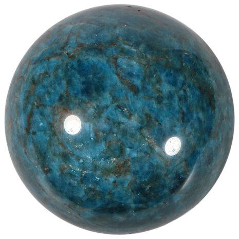 Apatiet A-kwaliteit bol 110 mm | 1914 gram Apatiet A-kwaliteit bol 110 mm | 1914 gram