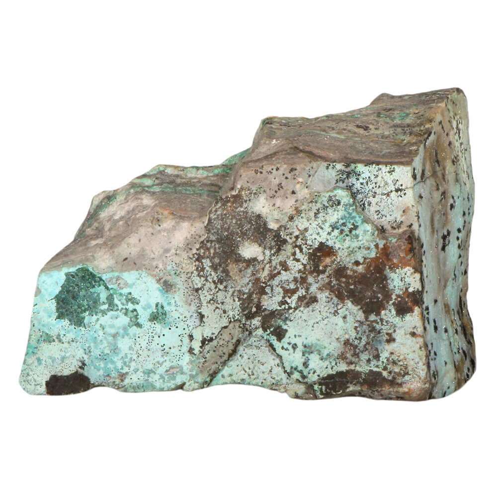 Chrysocolla (drusy) cluster met dendrieten 15,5 x 9 x 6 cm | 1304 gram Chrysocolla (drusy) cluster met dendrieten 15,5 x 9 x 6 cm | 1304 gram