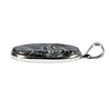 Zilveren hanger agaat (spook) | ovaal 3,1 x 1,9 cm Zilveren hanger agaat (spook) | ovaal 3,1 x 1,9 cm