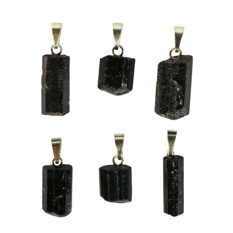 Aegirien hanger met 14k gouden oogje Aegirien hanger met 14k gouden oogje