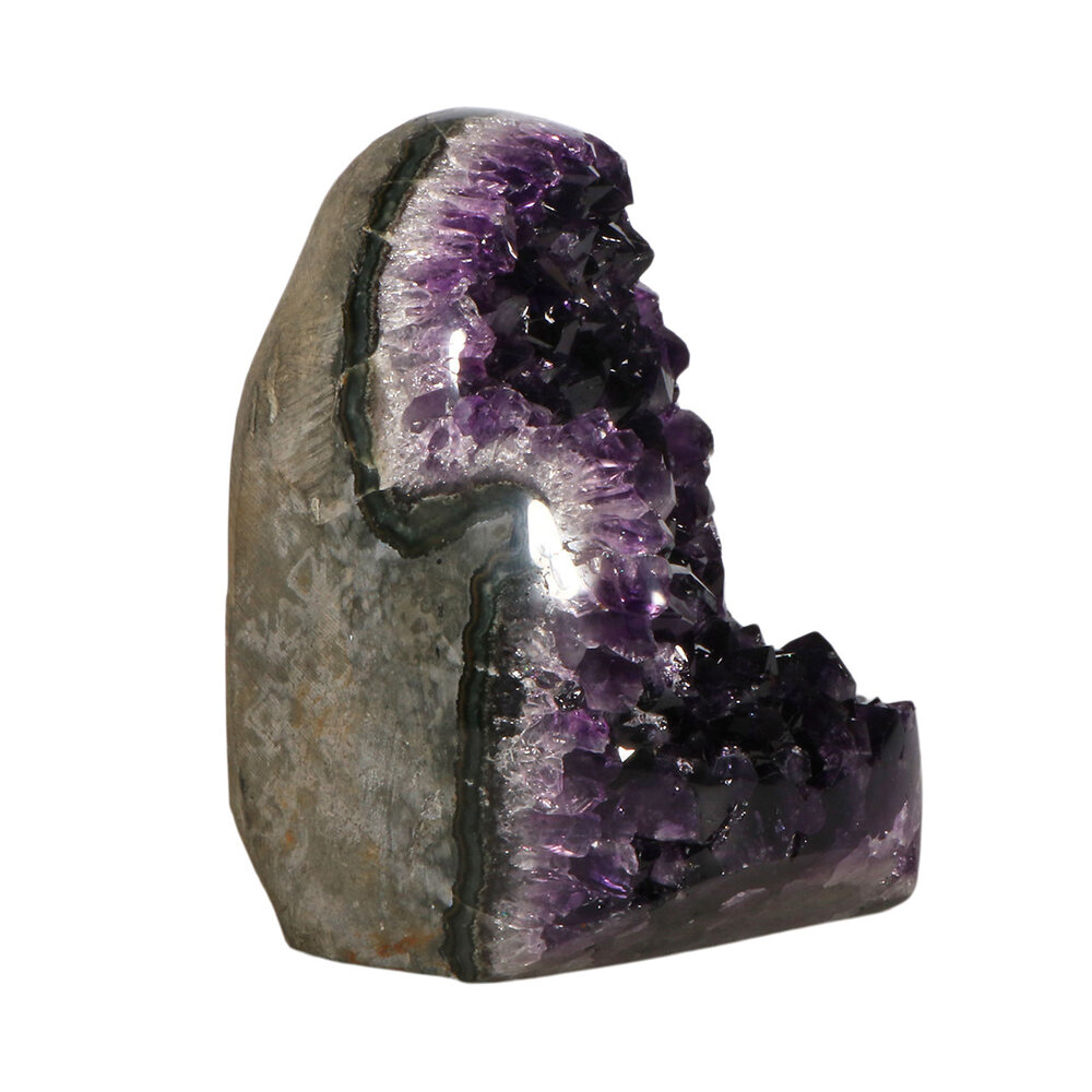 Amethist A-kwaliteit cluster staand 13 x 11,5 x 11 cm | 1785 gram