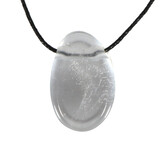 Bergkristal hanger A-kwaliteit doorboord Bergkristal hanger A-kwaliteit doorboord