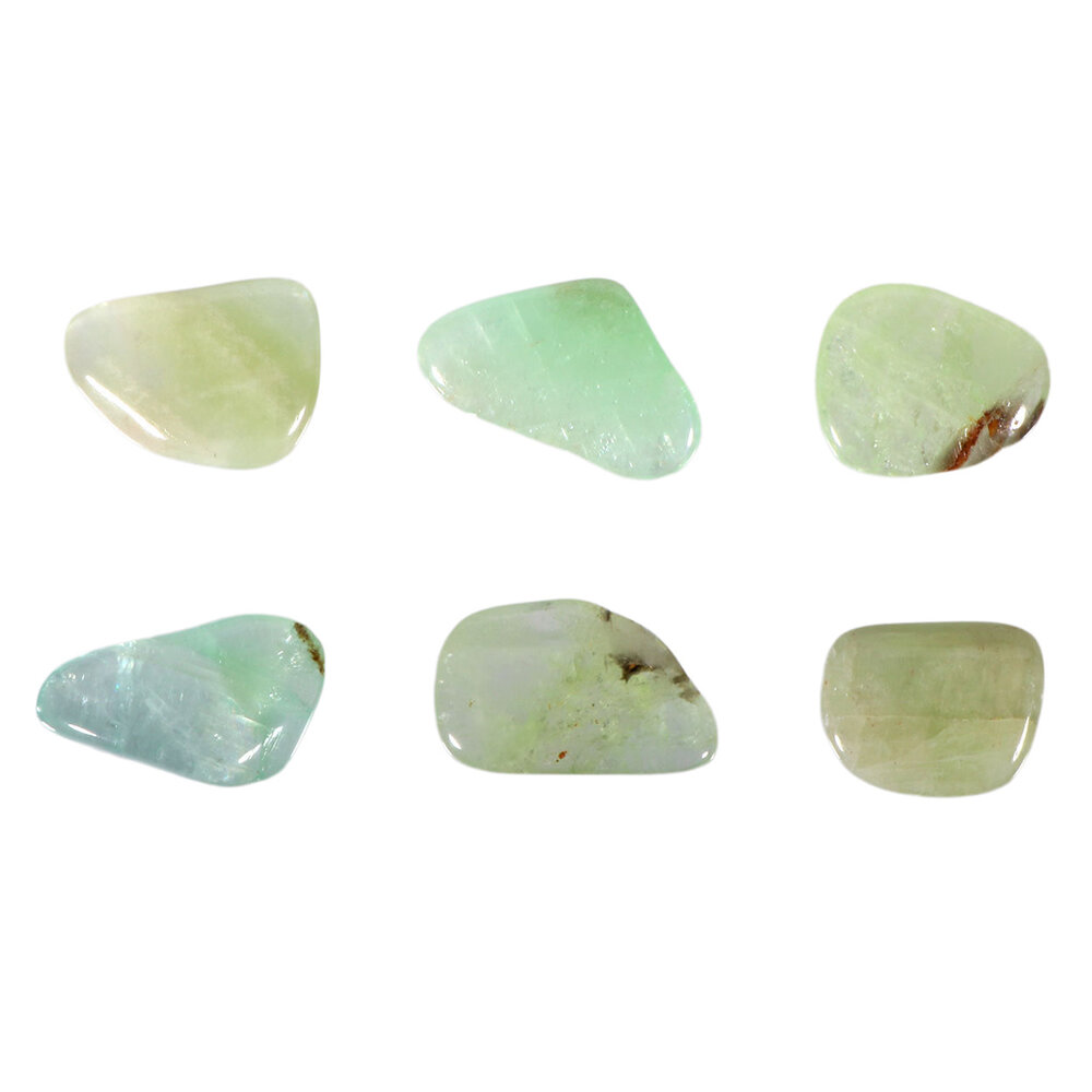 Calciet (groen) steen getrommeld 2 - 5 gram Calciet (groen) steen getrommeld 2 - 5 gram