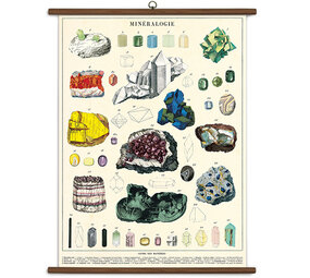 Poster "Minéralogie" 100 x 70 cm Poster "Minéralogie" 100 x 70 cm