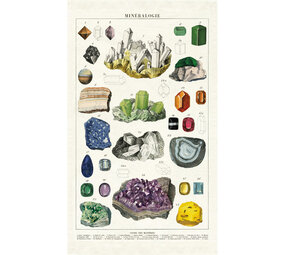 Theedoek "Minéralogie"