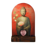 Altaartje "Liefde" Boeddha met edelstenen