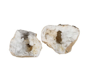 Bergkristal geode paar 22 x 20 x 15 cm | 7,07 kg Bergkristal geode paar 22 x 20 x 15 cm | 7,07 kg
