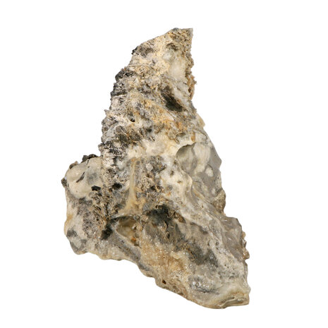 Antimoniet kristallen in calciet 22 x 17 x 13 cm | 2077 gram