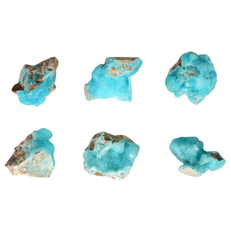 Smithsoniet (blauw) cluster 15 - 25 gram Smithsoniet (blauw) cluster 15 - 25 gram