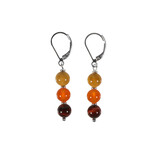 Zilveren oorbellen sterrenbeeld leeuw 6 mm