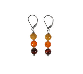 Zilveren oorbellen sterrenbeeld leeuw 6 mm