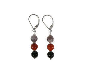 Zilveren oorbellen sterrenbeeld schorpioen 6 mm