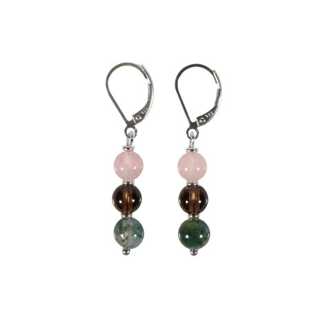 Zilveren oorbellen sterrenbeeld stier 6 mm