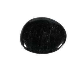 Toermalijn (zwart) steen plat gepolijst klein