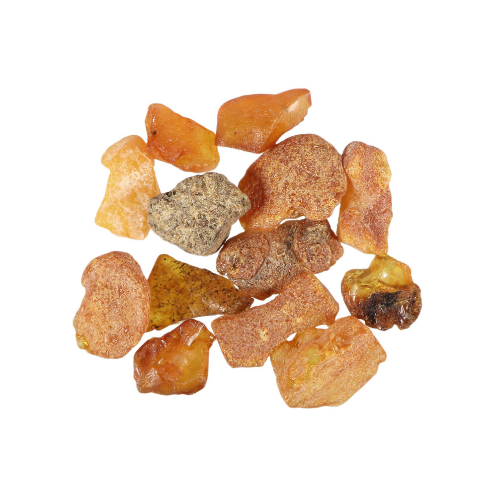 Barnsteen ruwe stukjes per 10 gram Barnsteen ruwe stukjes per 10 gram
