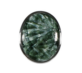 Zilveren ring serafiniet maat 19 (verstelbaar) | ovaal 3,2 x 2,6 cm Zilveren ring serafiniet maat 19 (verstelbaar) | ovaal 3,2 x 2,6 cm