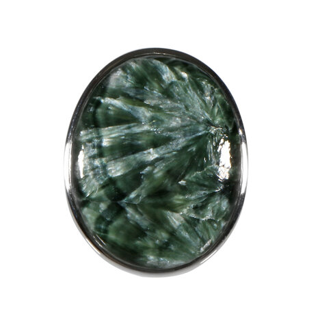Zilveren ring serafiniet maat 19 (verstelbaar) | ovaal 3,2 x 2,6 cm Zilveren ring serafiniet maat 19 (verstelbaar) | ovaal 3,2 x 2,6 cm