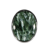 Zilveren ring serafiniet maat 19 (verstelbaar) | ovaal 2,9 x 2,2 cm Zilveren ring serafiniet maat 19 (verstelbaar) | ovaal 2,9 x 2,2 cm