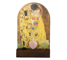 Altaartje "Liefde" geliefden met edelstenen