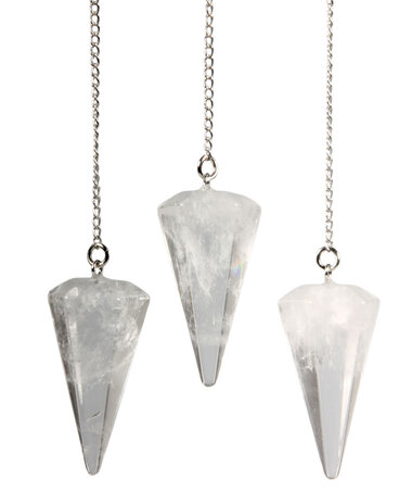 Bergkristal pendel facet klein Bergkristal pendel facet klein