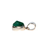 Zilveren hanger dioptaas | druppel 0,9 x 1,1 cm Zilveren hanger dioptaas | druppel 0,9 x 1,1 cm