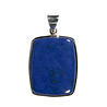 Zilveren hanger lapis lazuli | rechthoek 3.4 x 2,5 cm Zilveren hanger lapis lazuli | rechthoek 3.4 x 2,5 cm