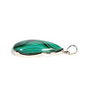 Zilveren hanger malachiet | druppel 3,6 x 2,4 cm Zilveren hanger malachiet | druppel 3,6 x 2,4 cm