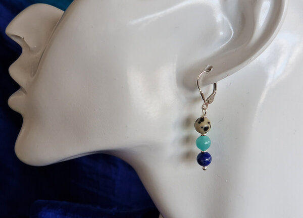 Zilveren oorbellen sterrenbeeld maagd 6 mm